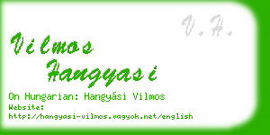 vilmos hangyasi business card